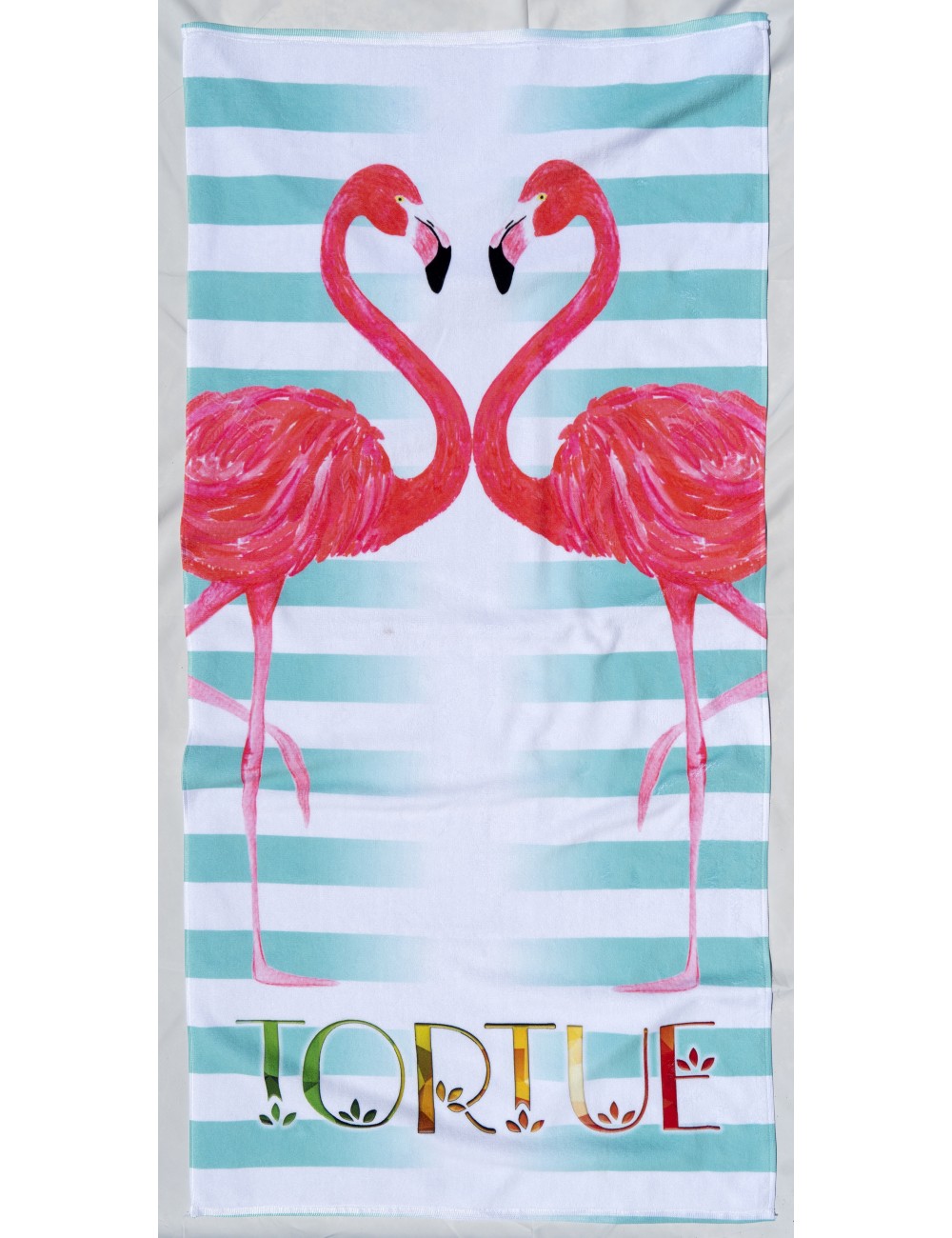 Πετσέτα Θαλάσσης με Flamingos Tortue S2-131-100 Lamoda.gr