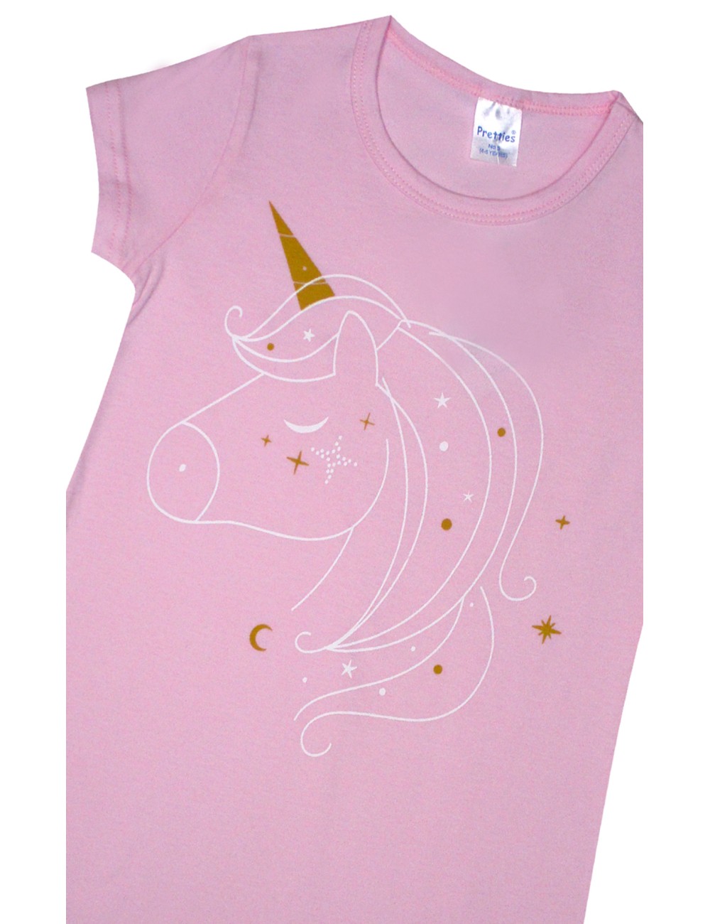 Pretty Baby Παιδικό Νυχτικό Κοντομάνικο με τύπωμα Unicorn 63145